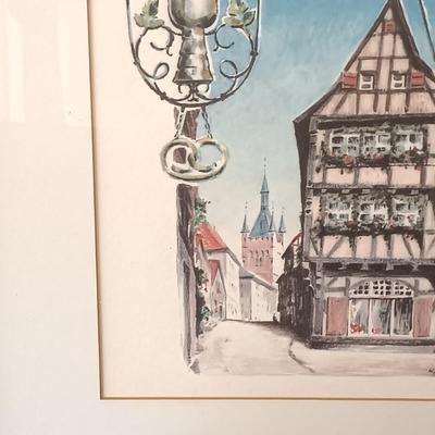 LOT 53: Vintage Lithographs by Kŭck of Art for the Lloyd Bremen Cruise Line Dinner Menus