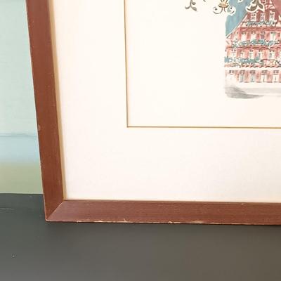 LOT 53: Vintage Lithographs by Kŭck of Art for the Lloyd Bremen Cruise Line Dinner Menus