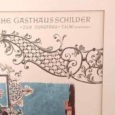LOT 53: Vintage Lithographs by Kŭck of Art for the Lloyd Bremen Cruise Line Dinner Menus