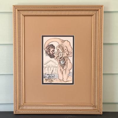 LOT 54: Framed Print of Salvador Dali's 'Of Vanity'