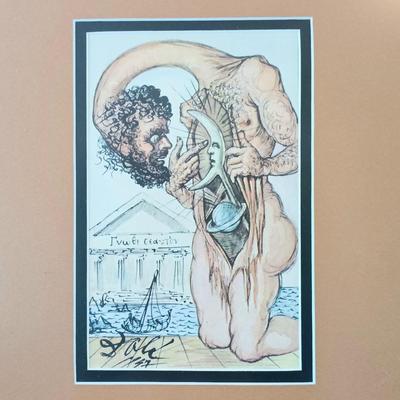 LOT 54: Framed Print of Salvador Dali's 'Of Vanity'