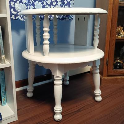LOT 139: Vintage Book Table with a Collection of Coffee Table Books