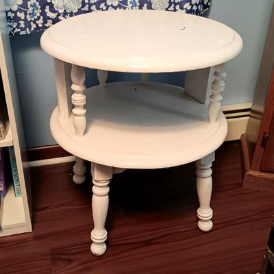 LOT 139: Vintage Book Table with a Collection of Coffee Table Books