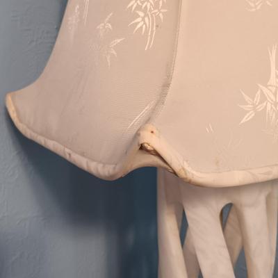 LOT 144: MCM White Marble Lamp