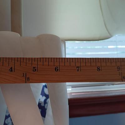 LOT 144: MCM White Marble Lamp