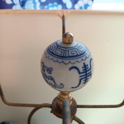 LOT 144: MCM White Marble Lamp