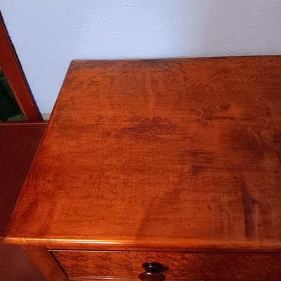 LOT 146: Antique Birdseye Maple Chest of Drawers