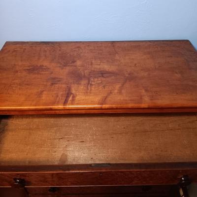 LOT 146: Antique Birdseye Maple Chest of Drawers