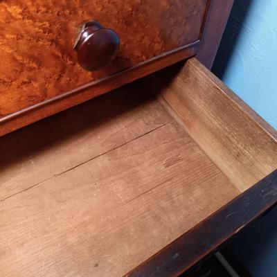 LOT 146: Antique Birdseye Maple Chest of Drawers