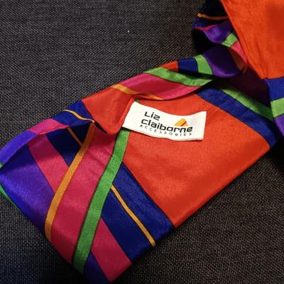 LOT 159: Vintage Scarves with Hat Boxes and Shoe Bench