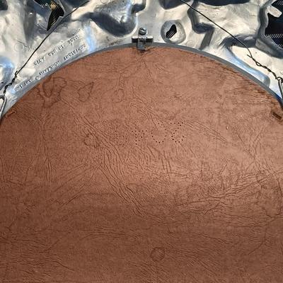 LOT 161: Vintage 1977 Art Inc. Plastic Maple Leaf Frame Mirror