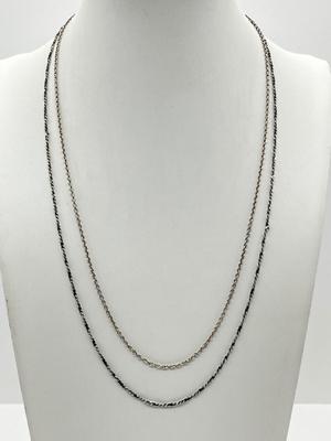LOT 223J: Sterling Chains - 5.7 Grams