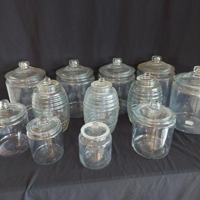 Large Glass Canister Jars (SR-BBL)