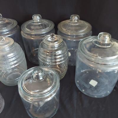 Large Glass Canister Jars (SR-BBL)