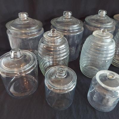 Large Glass Canister Jars (SR-BBL)