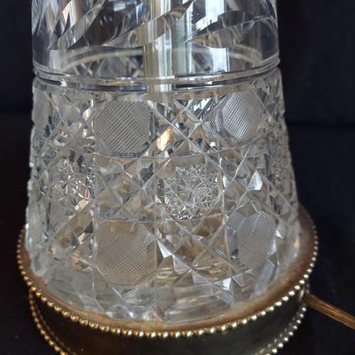 Two Cut Glass Lamps (SR-BBL)