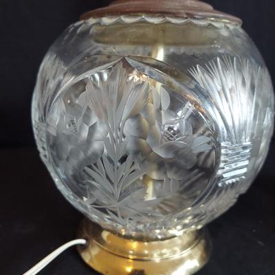 Two Cut Glass Lamps (SR-BBL)
