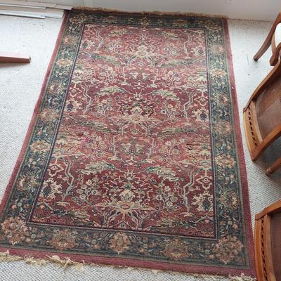 5’ x 7’ Burgundy Area Rug (SR-BBL)