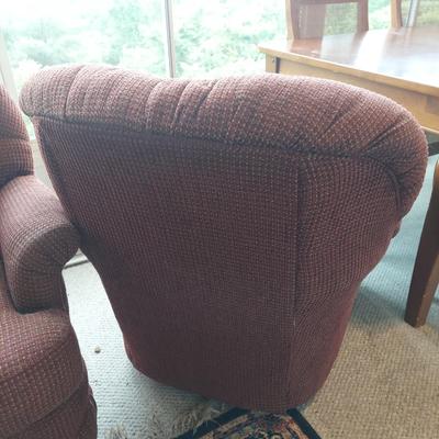 Two Swivel Armchairs (SR-BBL)