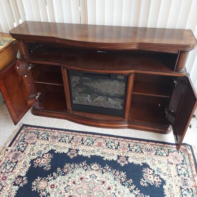 Electric Fireplace Console (SR-BBL)