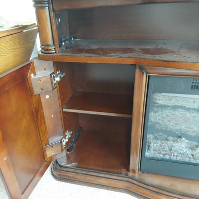 Electric Fireplace Console (SR-BBL)