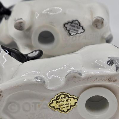 LOT 14K: Vintage Otagri Cow and Bull Salt & Pepper Shakers, Squirrel and Acorn , Martha & George Salt & Pepper Shakers, and...