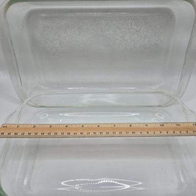 LOT 16K: Vintage Pyrex Butterprint Casserole Dishes and Other Glass Baking Dishes