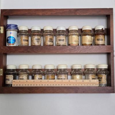 LOT 18K: Vintage Three Mountaineers Inc. Spice Cabinet