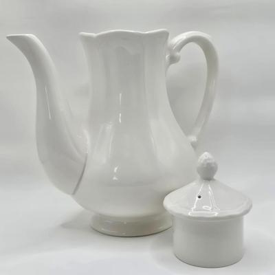 LOT 20K: Various Vintage Pieces of Federalist Ironstone and Corning Ware Cornflower Tea Pot