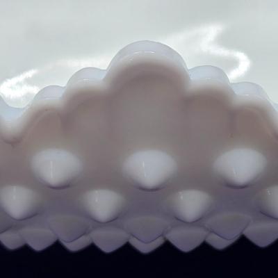 LOT 23K: Multiple Vintage Fenton Milk Glass Hobnail Pieces and More