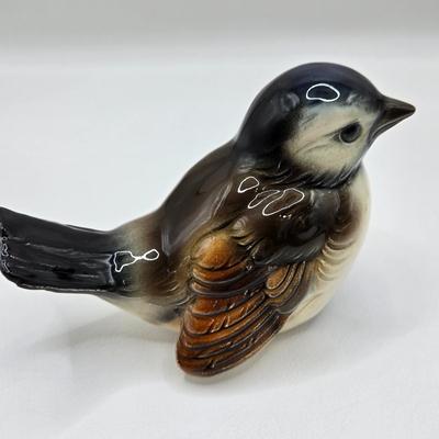 LOT 26D: Pair of Vintage Goebel Sparrows and Goebel Owl
