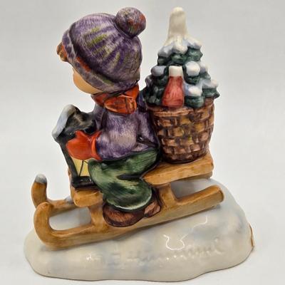 LOT 27D: Variety of Hummel Figurines Including Ride Into Christmas, School Boy, Happy Pastime, & Soloist