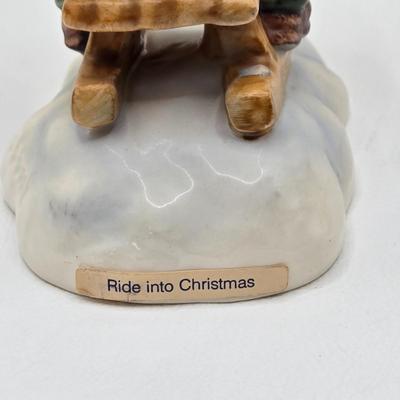 LOT 27D: Variety of Hummel Figurines Including Ride Into Christmas, School Boy, Happy Pastime, & Soloist