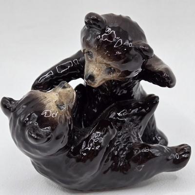 LOT 28D: Goebel Fox, Polar Bear, and Playful Bear Cubs