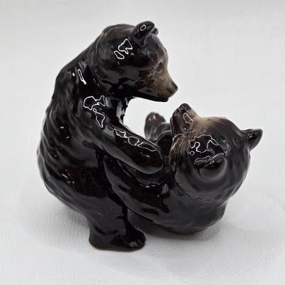 LOT 28D: Goebel Fox, Polar Bear, and Playful Bear Cubs