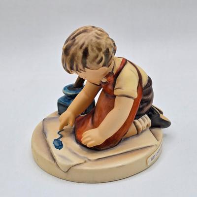 LOT 29D: Goebel Hummel Figurines Including Which Hand, Postman, With Loving Greetings, Out of Danger