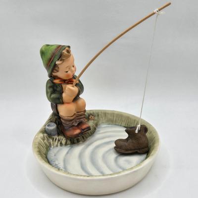 LOT 33D: Hummel Figurines Including Kiss Me, Blessed Event, and Just Fishing