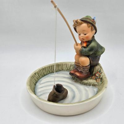 LOT 33D: Hummel Figurines Including Kiss Me, Blessed Event, and Just Fishing
