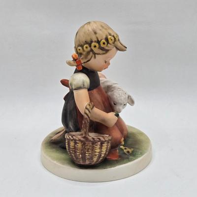 LOT 34D: Hummel Figurines Including Weary Wanderer, Favorite Pet, Just Resting, & Wayside Harmonies
