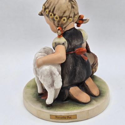 LOT 34D: Hummel Figurines Including Weary Wanderer, Favorite Pet, Just Resting, & Wayside Harmonies
