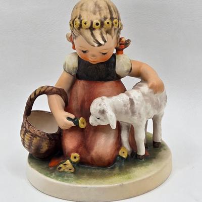 LOT 34D: Hummel Figurines Including Weary Wanderer, Favorite Pet, Just Resting, & Wayside Harmonies