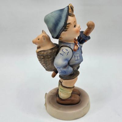LOT 35D: Hummel Figurines Including Home From Market, Playmates, A nap, Angel with Accordion AKA Joyous News
