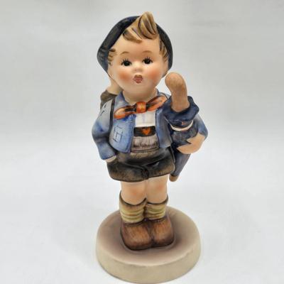 LOT 35D: Hummel Figurines Including Home From Market, Playmates, A nap, Angel with Accordion AKA Joyous News
