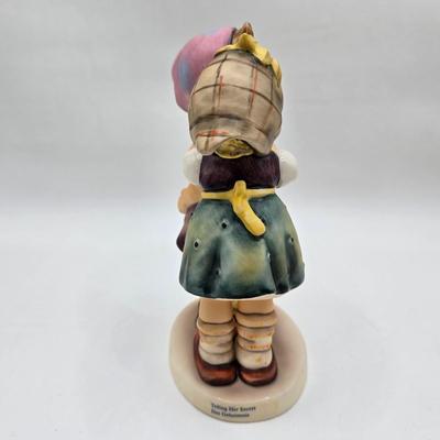 LOT 36D: Goebel Hummel Figurines Including Telling Her Secret, Trumpet Boy, Singing Lessons, Sensitive Hunter, and Merry Wanderer