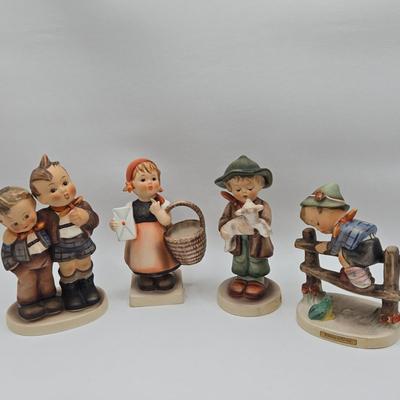 LOT 37D: Goebel Hummels Including Mediation Girl, Max and Moritz, Lost Sheep, and Retreat to Safety