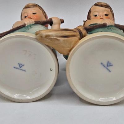 LOT 39D: Hummels Including Sweet Music, Puppy Love, 2 Little Sweepers, and Singing Lessons