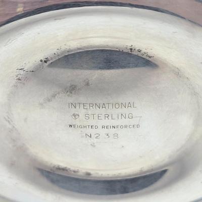 LOT 40D: Weighted International Sterling Candle Stick Holders