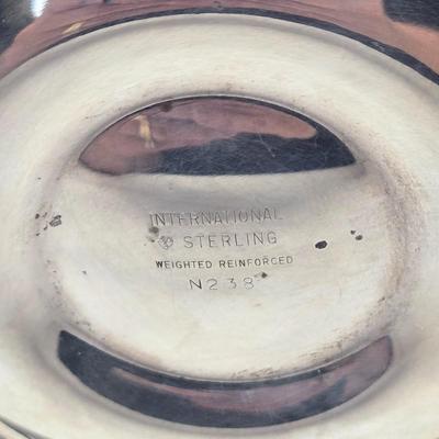 LOT 40D: Weighted International Sterling Candle Stick Holders