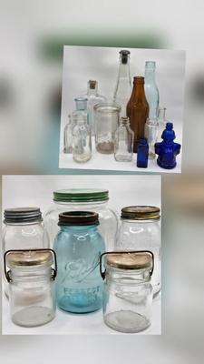 LOT 42D: Various Bottles and Jars