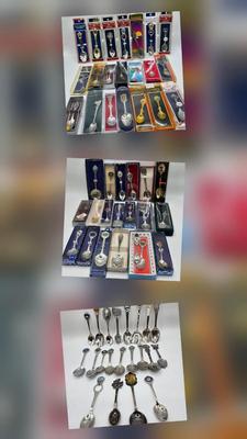 LOT 45D: Large Selection of Collectible Spoons